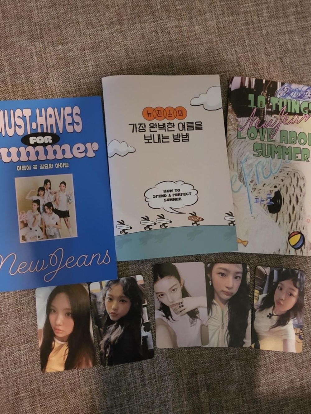 NEWJEANS Summer Must-Haves Photo Card Set and Lyric Books